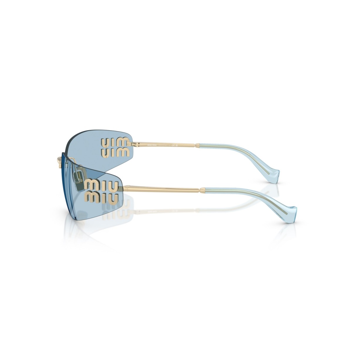 Miu Miu MU A51S ZVN10P | Oval Sunglasses | Vytria Eyewear