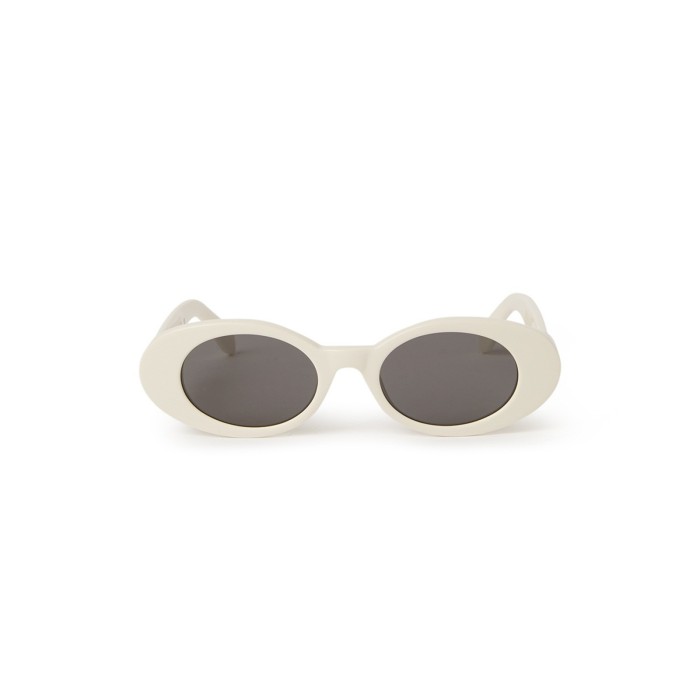 Palm Angels Gilroy | White Sunglasses