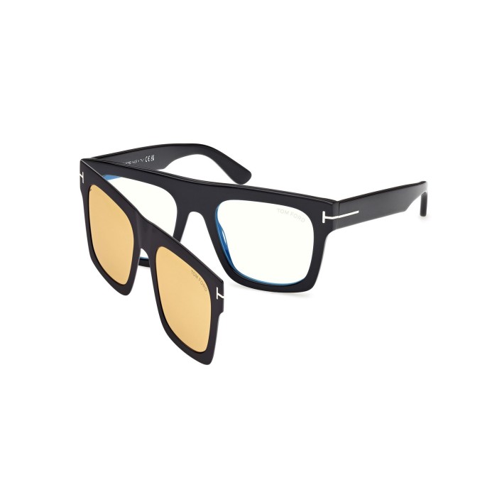 Glasses with Clip Tom Ford FT6068B 001 