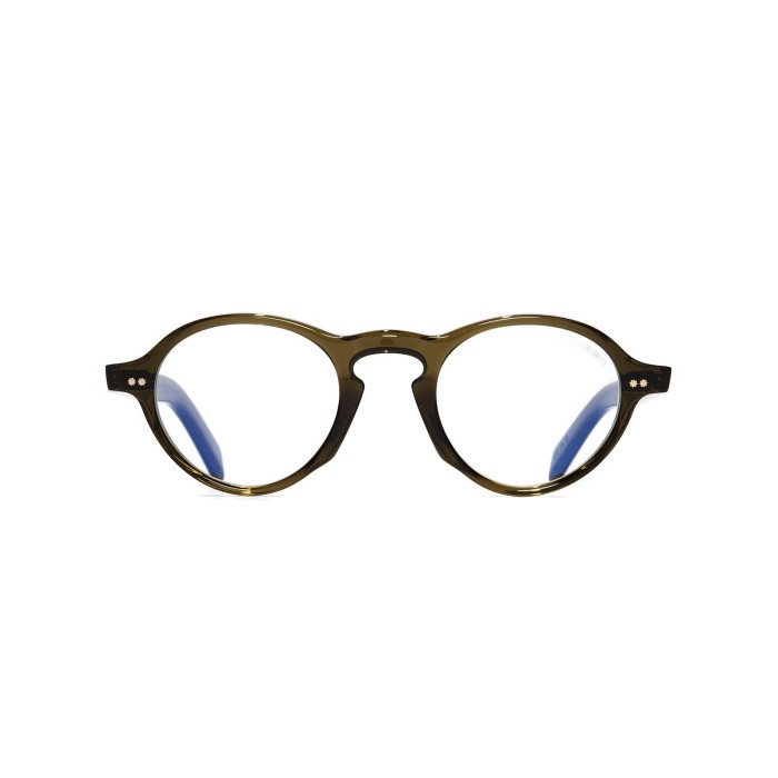 Green Round Optical Glasses