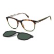 Gafas y Clip DB 7120/CS Brown