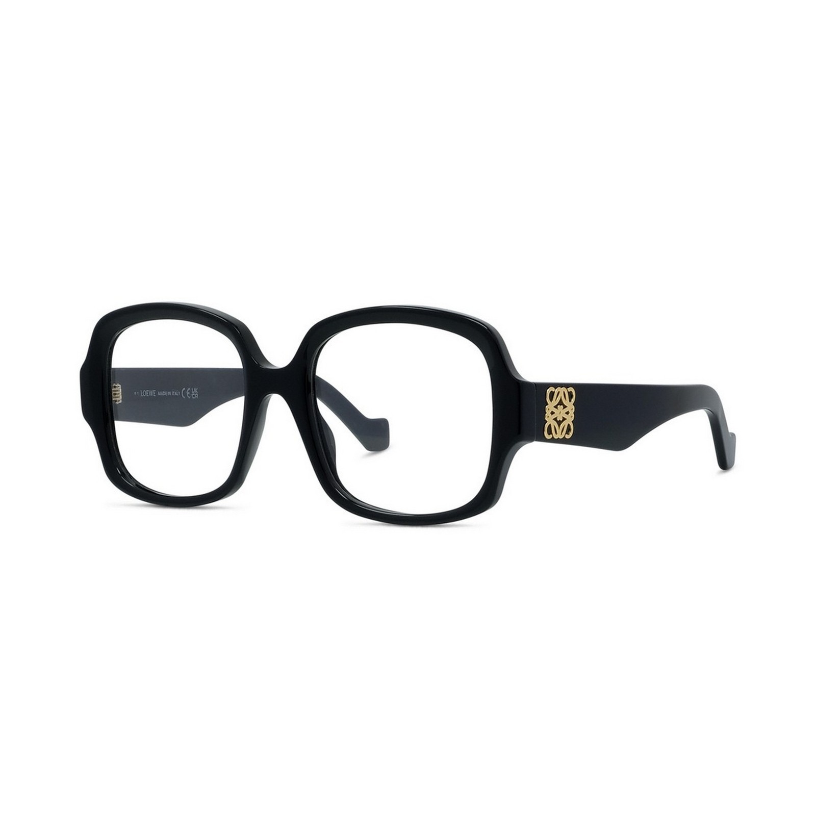 Loewe Rectangular Optical Glasses Lw50115i Black - NWT Loewe Thin LW50078I 001 Glasses - US main image 2