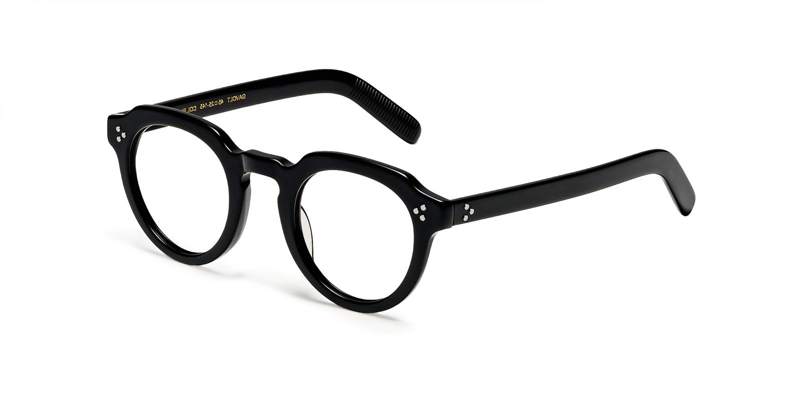 MOSCOT GAVOLT ブラック Moscot Gavolt Black | Round Optical | Vytria Eyewear