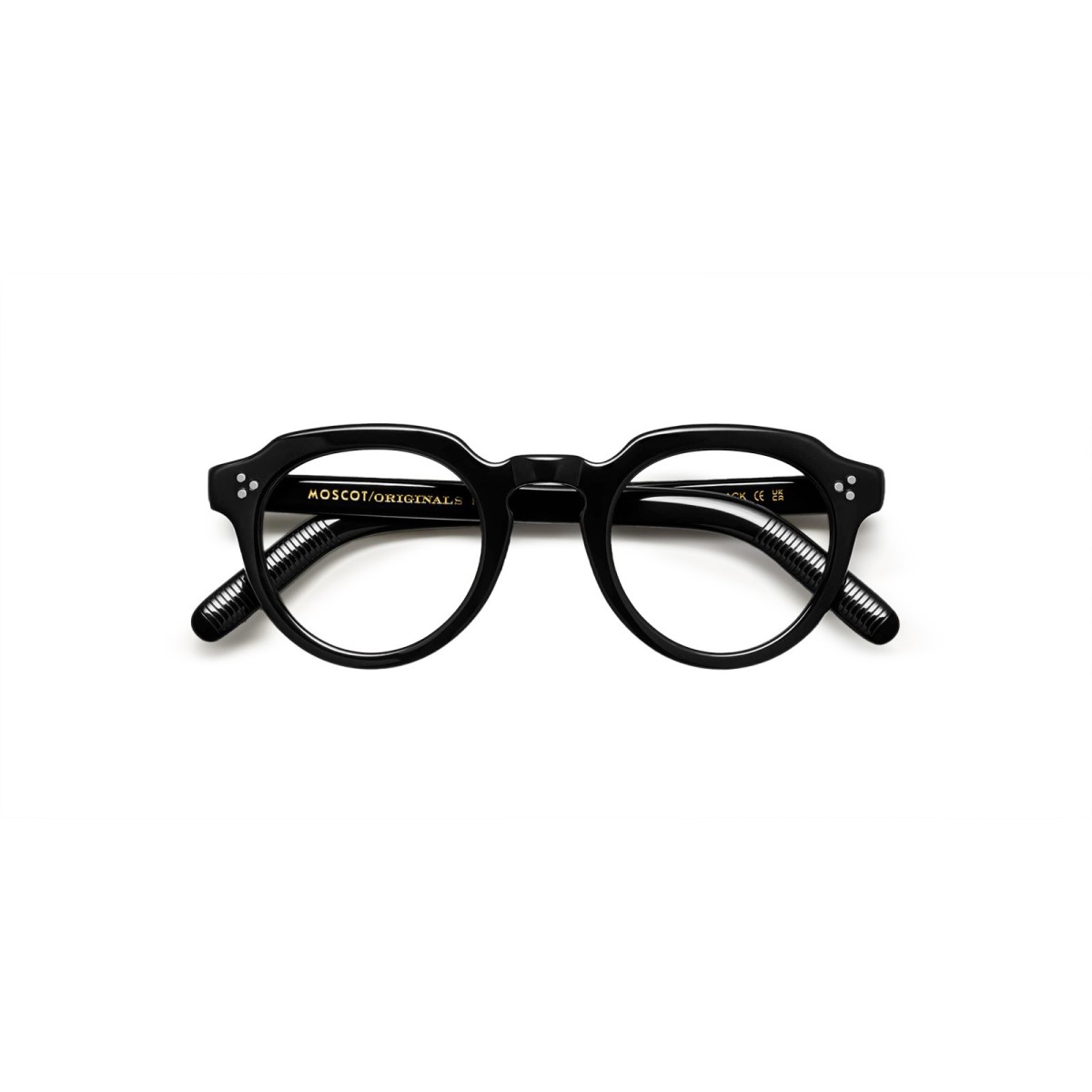 Moscot Gavolt Black | Monturas Redondas | Vytria Eyewear