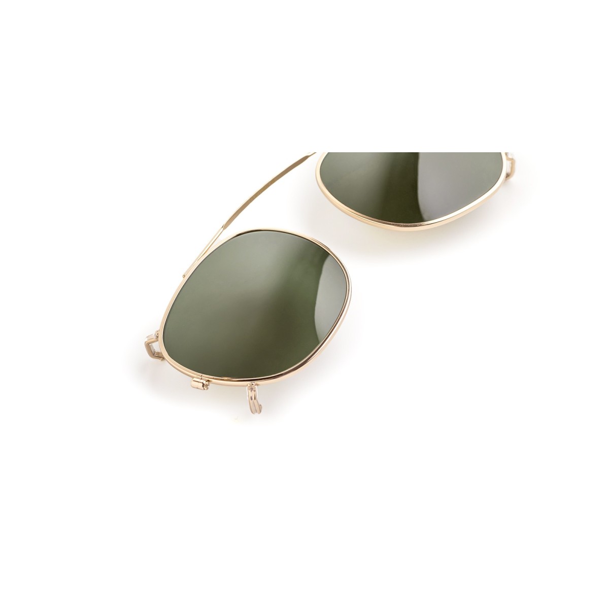Moscot Clip 4900 Gold Green | Moscot Eyewear | Vytria