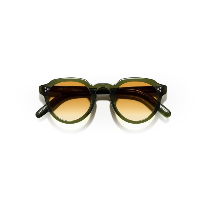 MOSCOT GAVOLT SUN DARK GREEN CHESNUT FADE