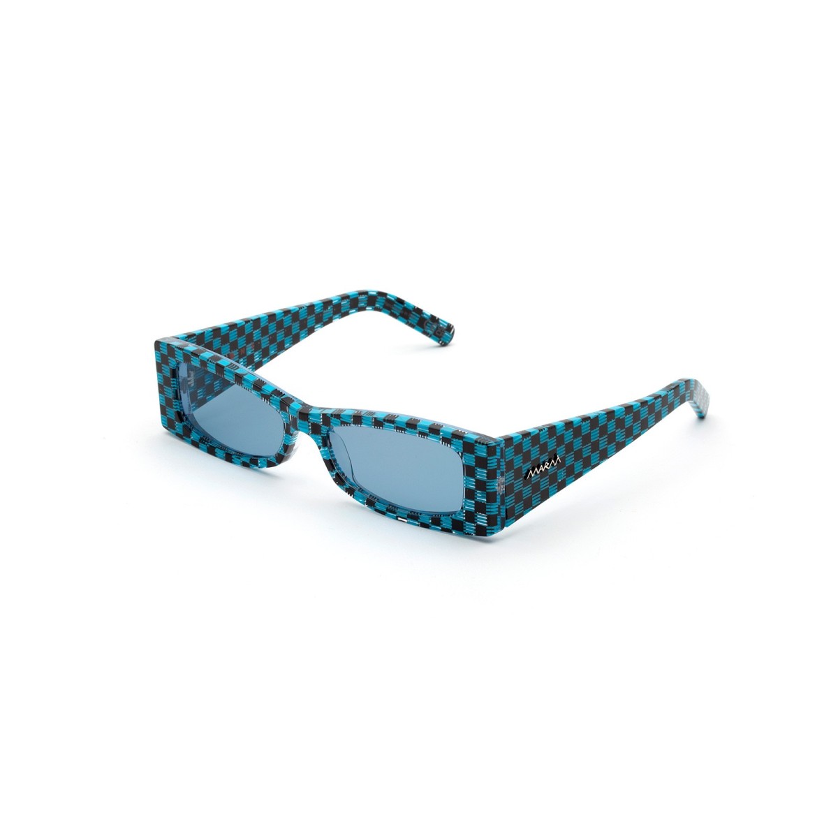 Marni OAY Zokoa Blue/Black Checks | Gafas de Sol | Vytria