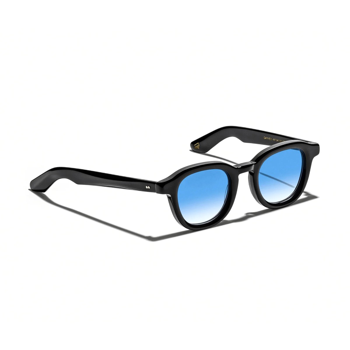 MOSCOT DAHVEN SUN BLACK BROADWAY BLUE | Sunglasses | Vytria Eyewear