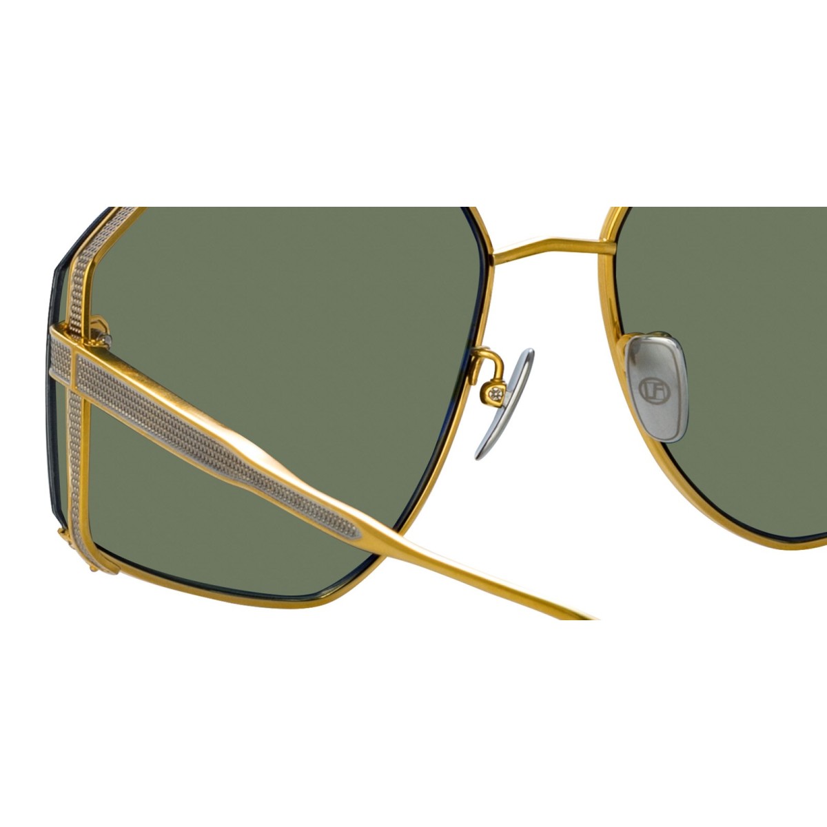 Linda Farrow Amar LFL1505 C3 | Aviator Sunglasses | Vytria Eyewear
