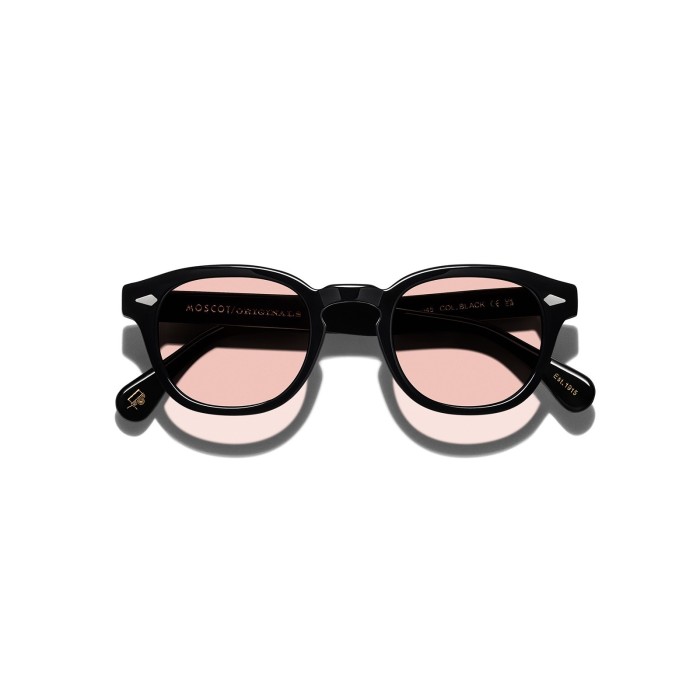 MOSCOT LEMTOSH BASE2 SUN BLACK NY ROSE