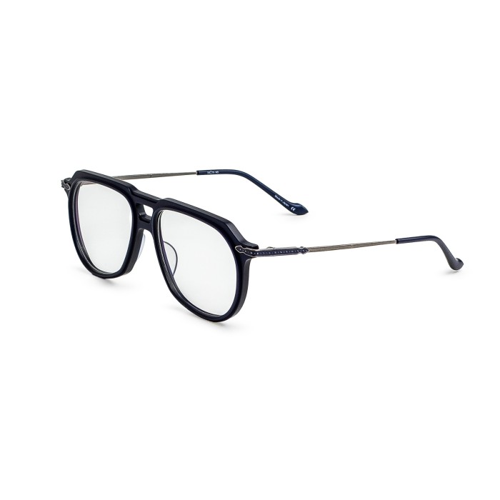 MATSUDA M2073 Matte Navy - Antique Silver Optical