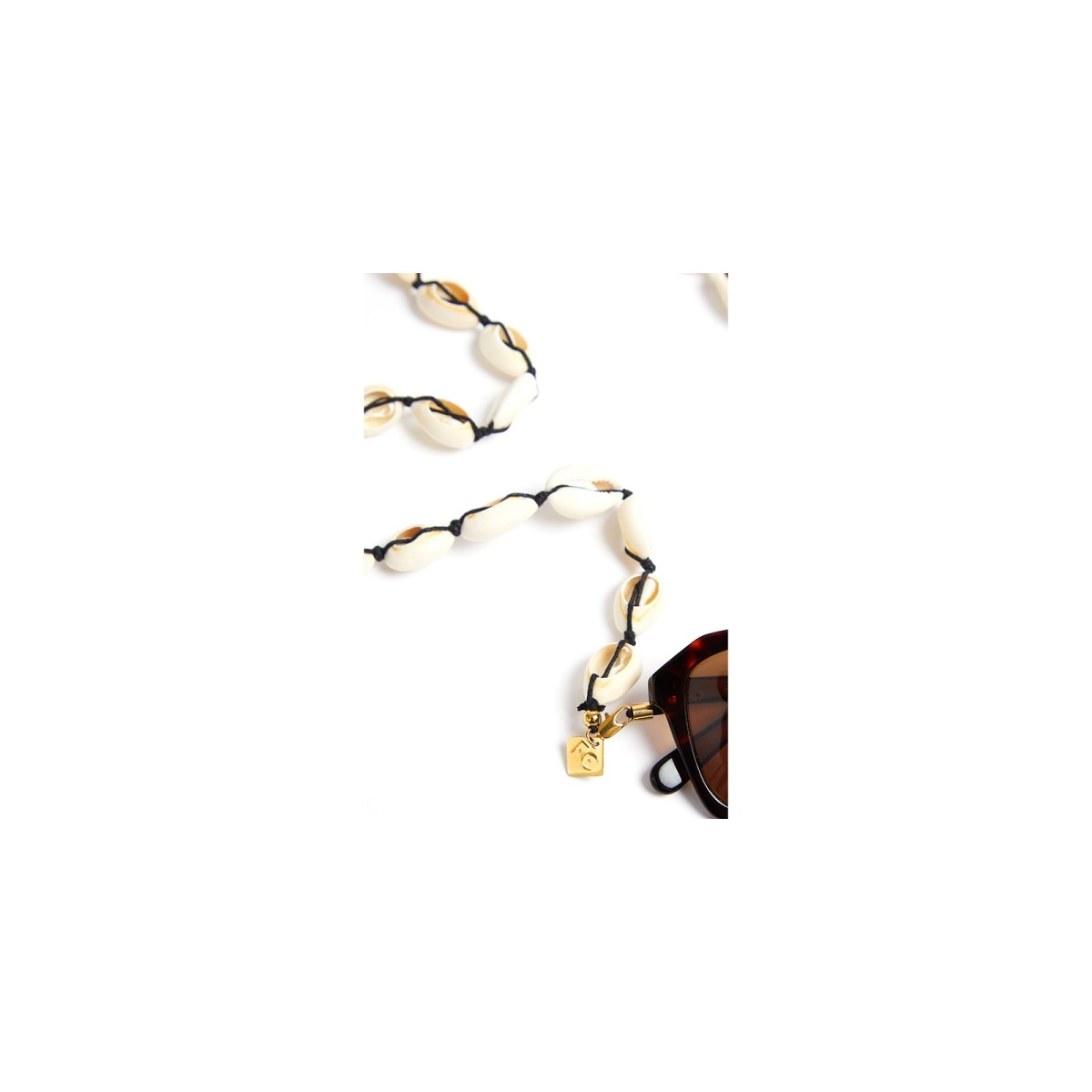 FRAME CHAIN COWRIE BLACK | Accesorios | Vytria Eyewear