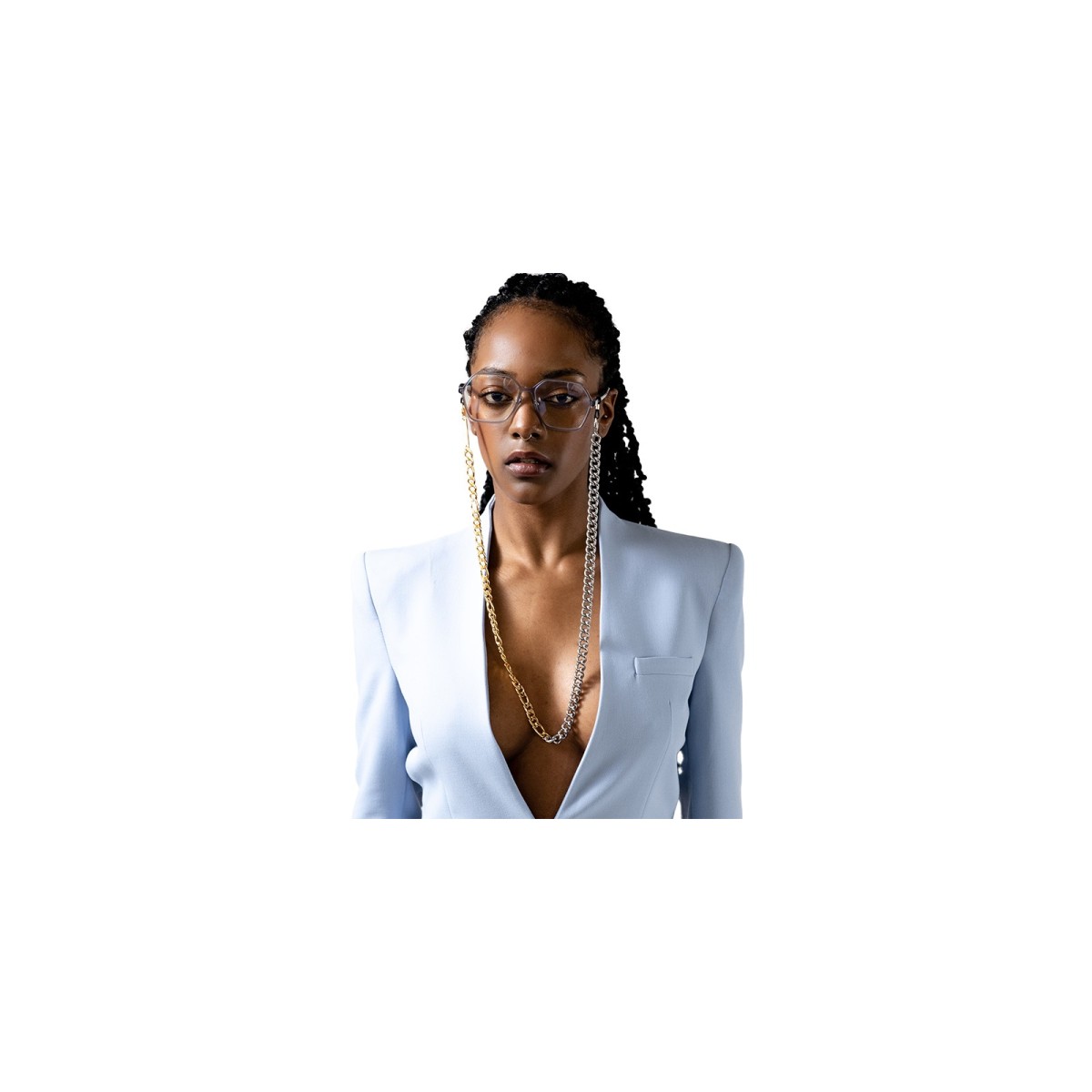 FRAME CHAIN MIX IT UP YELLOW WHITE GOLD | Accesorios | Vytria Eyewear