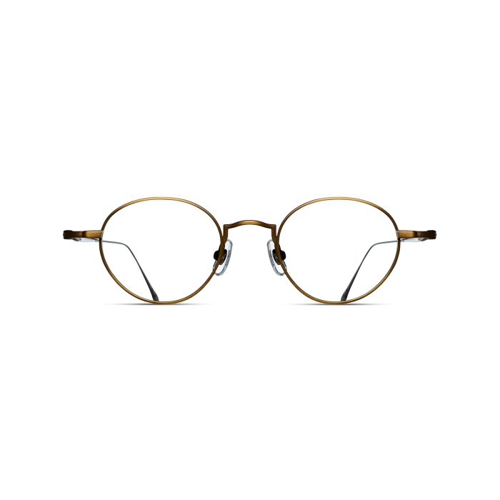 MATSUDA 10189H Antique Gold Optical