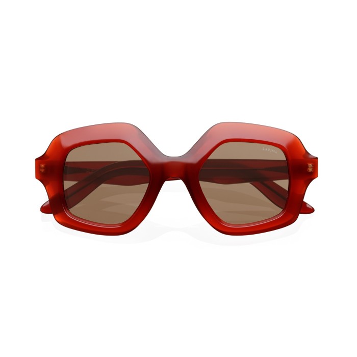 Lapima Cecilia Sunglasses Red Solid