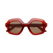 Cecilia Red Solid Sunglasses