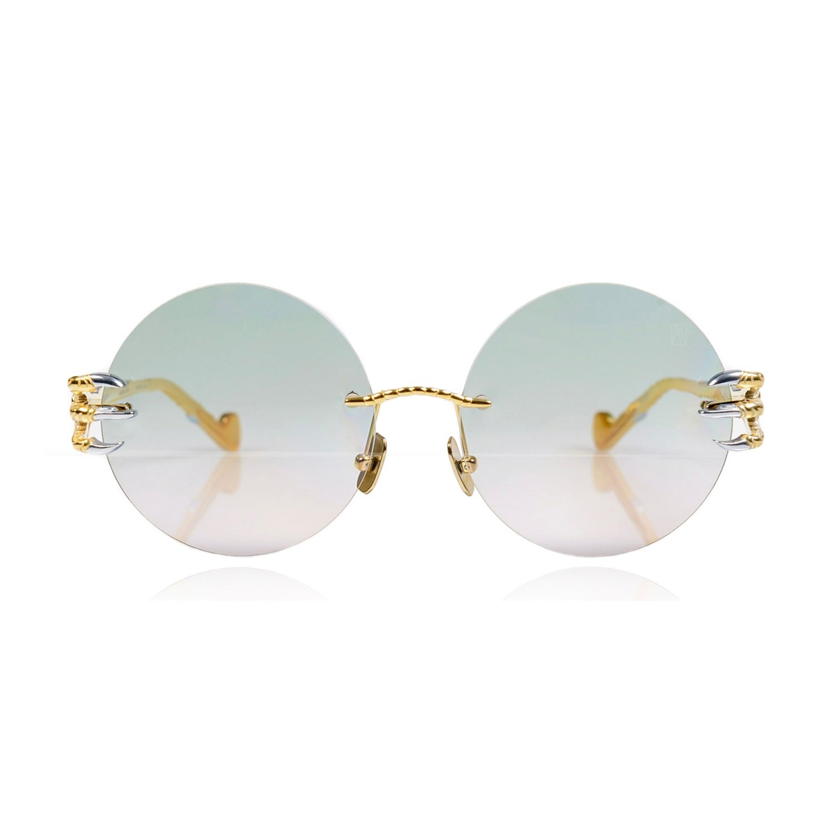 ANNA-KARIN KARLSSON THE CLAW & THE NEST ROUND GOLD SUN | Gafas de sol | Vytria Eyewear