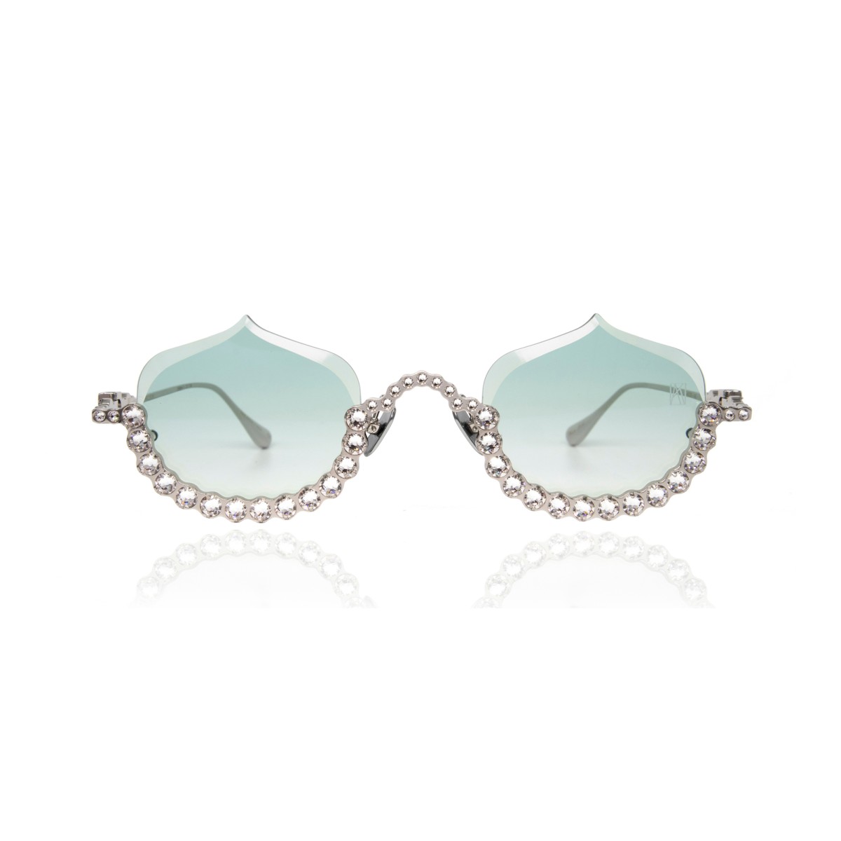 ANNA-KARIN KARLSSON CRYSTAL MERINGUE WHITE GOLD SUN | Gafas de sol | Vytria Eyewear
