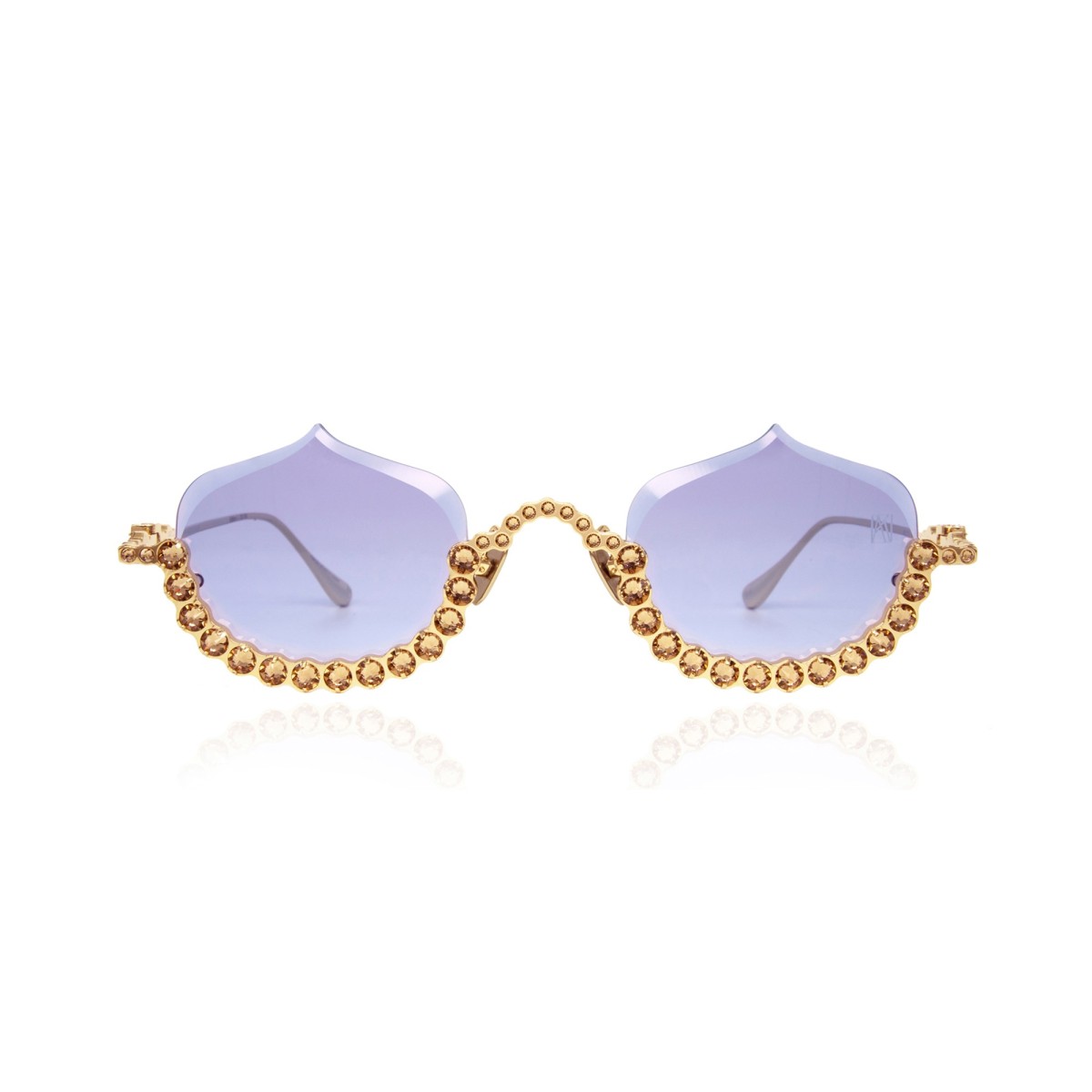 ANNA-KARIN KARLSSON CRYSTAL MERINGUE GOLD SUN | Gafas de sol | Vytria Eyewear