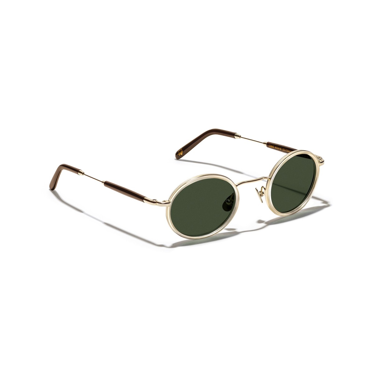 MOSCOT ORIGINALS COSNIC SUN FLESH DARK BROWN GOLD | Sunglasses | Vytria Eyewear
