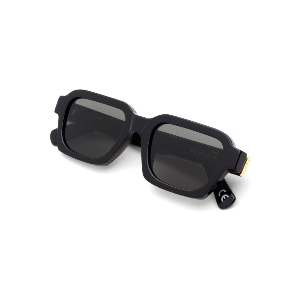 Caro NJS | Unisex Black Sunglasses | Vytria Eyewear