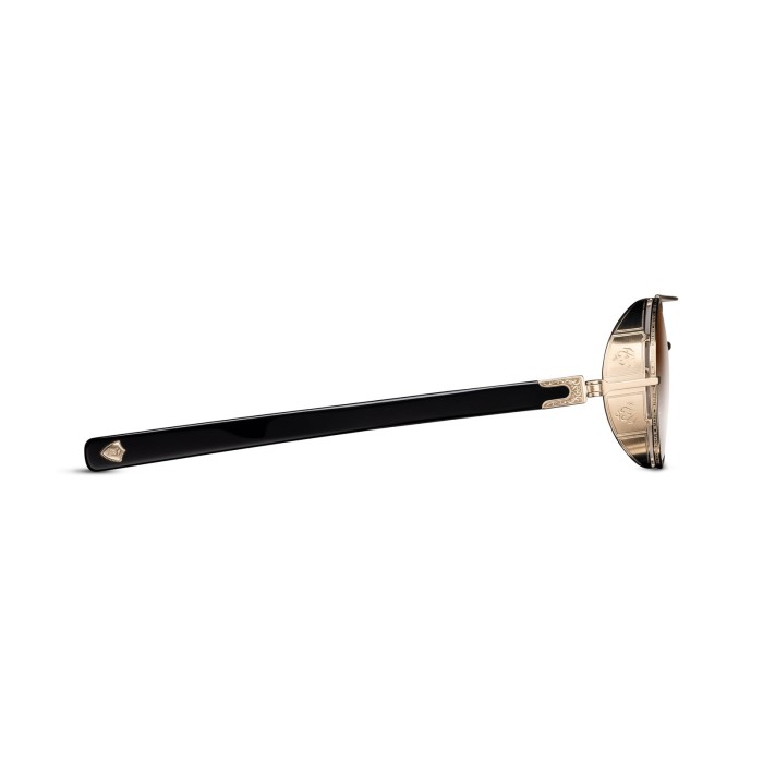 MATSUDA M3128 Brushed Gold Black