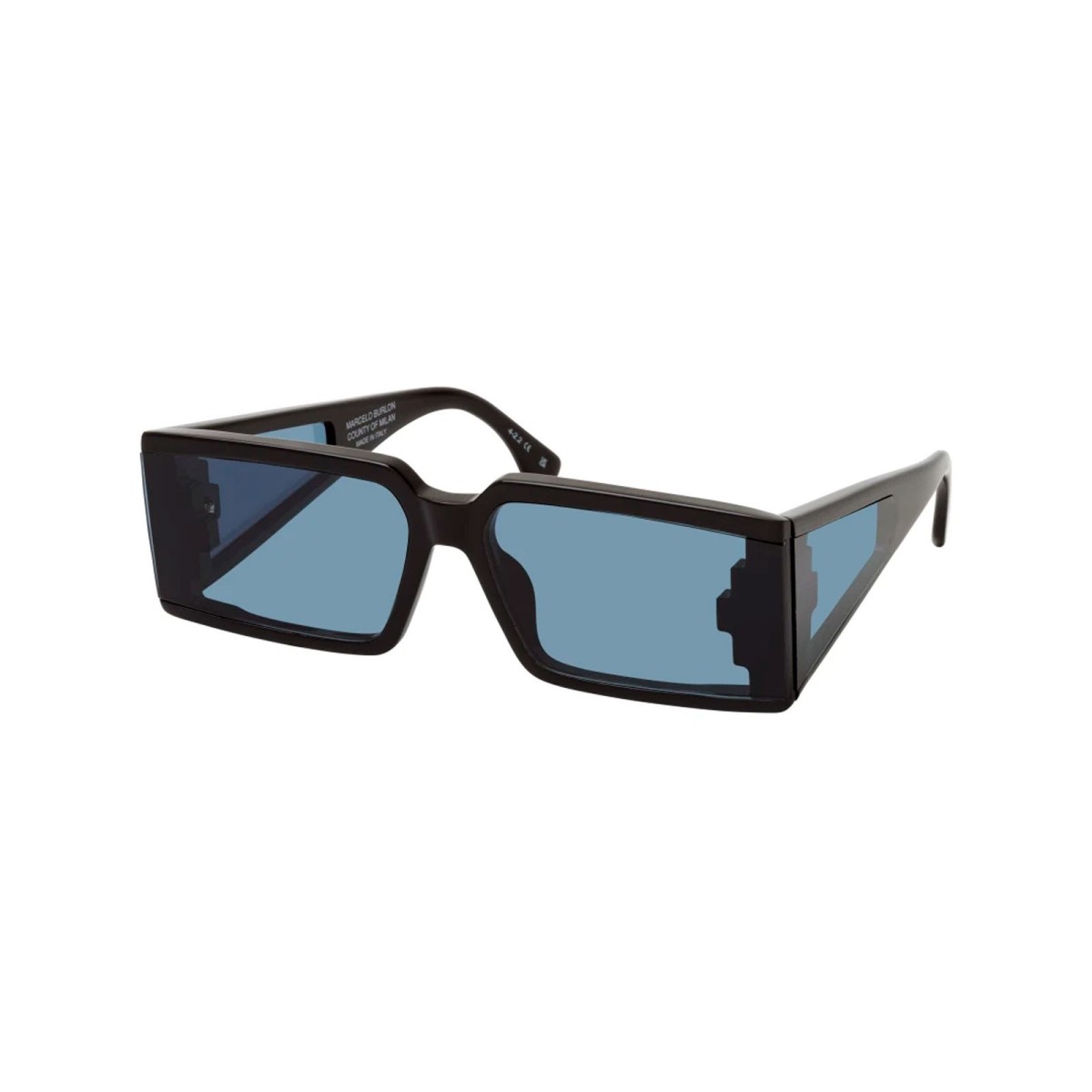 Marcelo Burlon Fagus CERI019 1007 Black Sunglasses