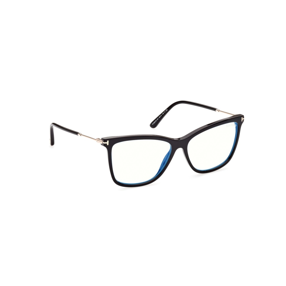 Tom Ford FT5824 001 | Glasses & Clip | Vytria Eyewear