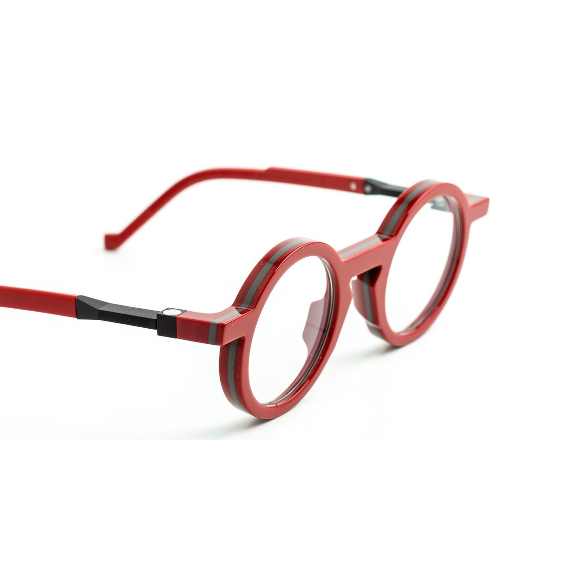 VAVA WHITE LABEL WL0034 RED DARK GREY | Monturas | Vytria Eyewear
