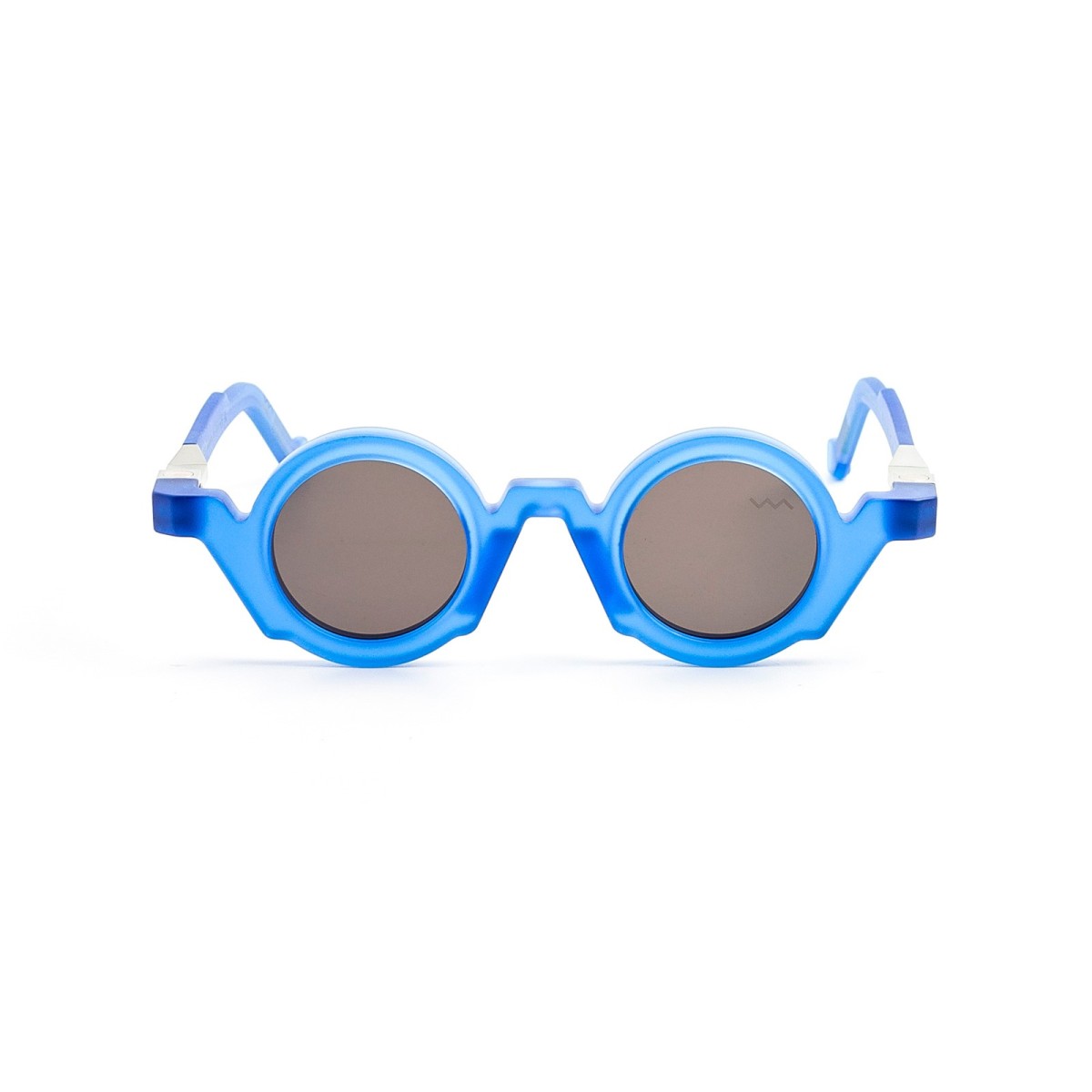 VAVA WHITE LABEL WL0070 CRYSTAL BLUE MATT SILVER | Sunglasses | Vytria Eyewear