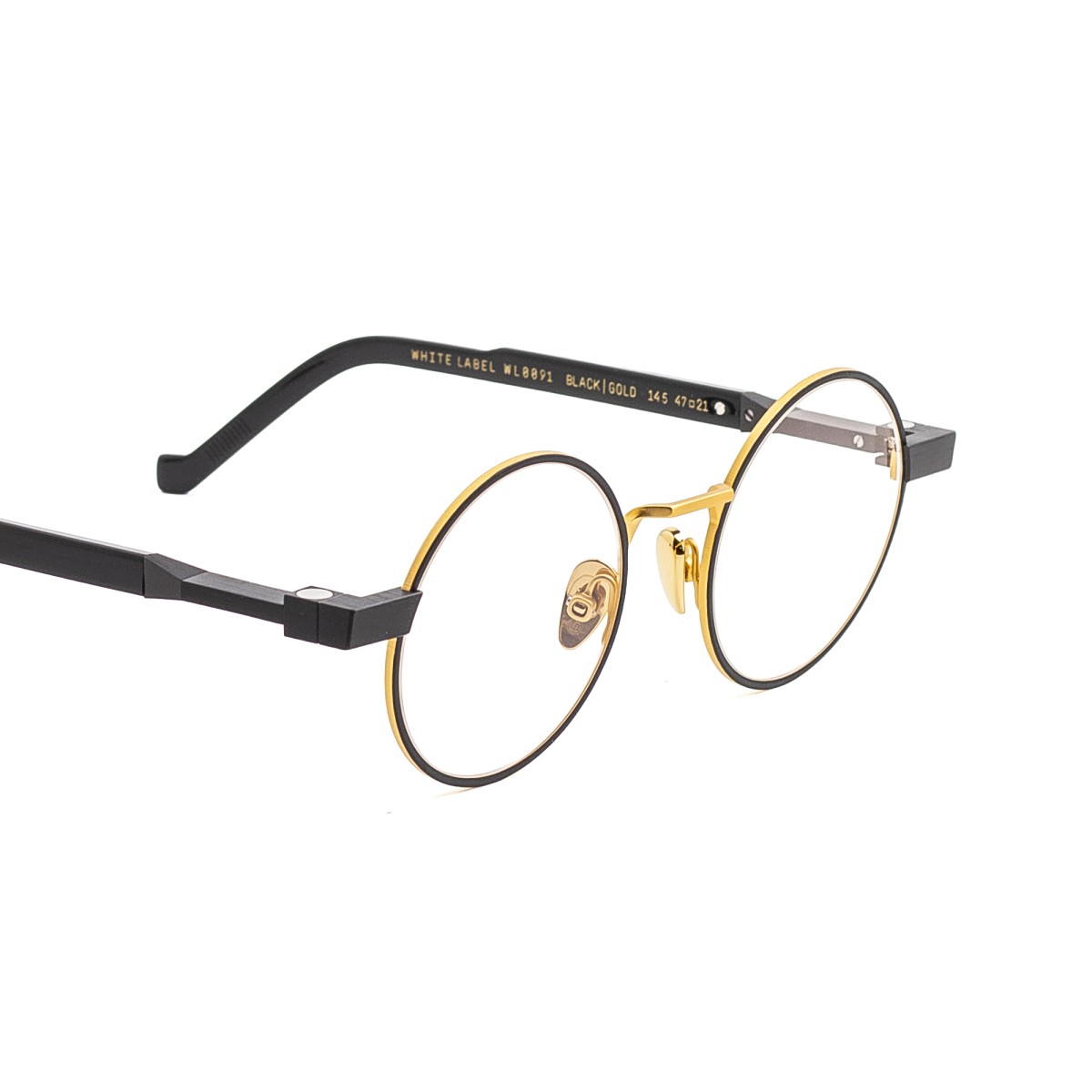 VAVA WHITE LABEL WL0091 BLACK/GOLD | Monturas | Vytria Eyewear