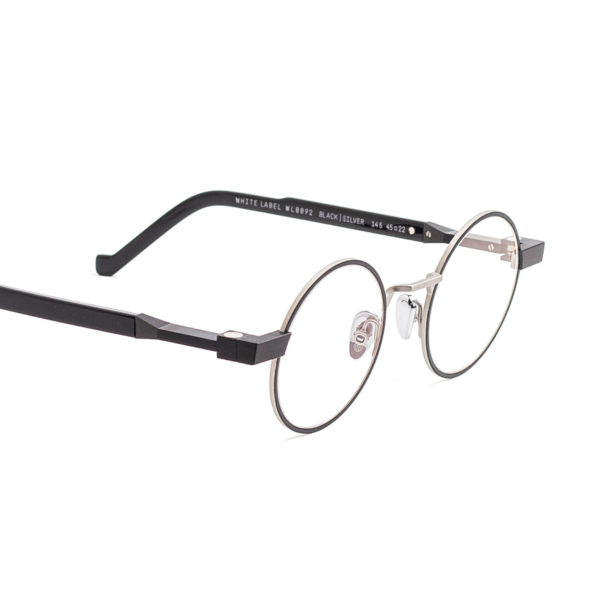 VAVA WHITE LABEL WL0092 BLACK/SILVER | Monturas | Vytria Eyewear