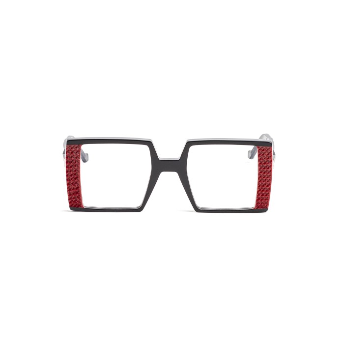 VAVA WHITE LABEL WL0085 BLACK/RED | Monturas | Vytria Eyewear