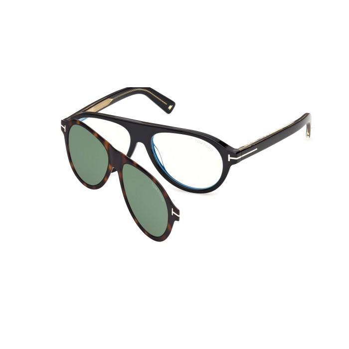 TOM FORD ICON Glasses & Clip TI5017B 001