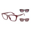EMPORIO ARMANI Glasses & 2 Clips EA4274BU 52611W