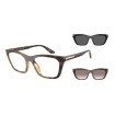 EMPORIO ARMANI Glasses & 2 Clips EA4274BU 50261W