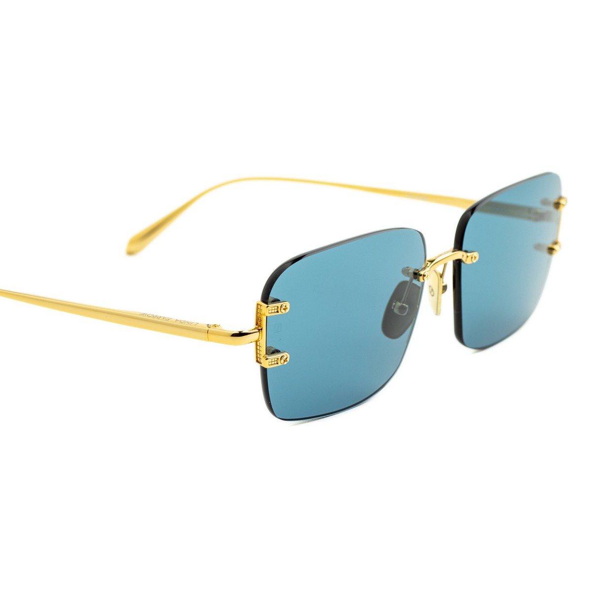 Linda Farrow Sasha LFL1476 C2 |Titanium Sunglasses | Vytria 