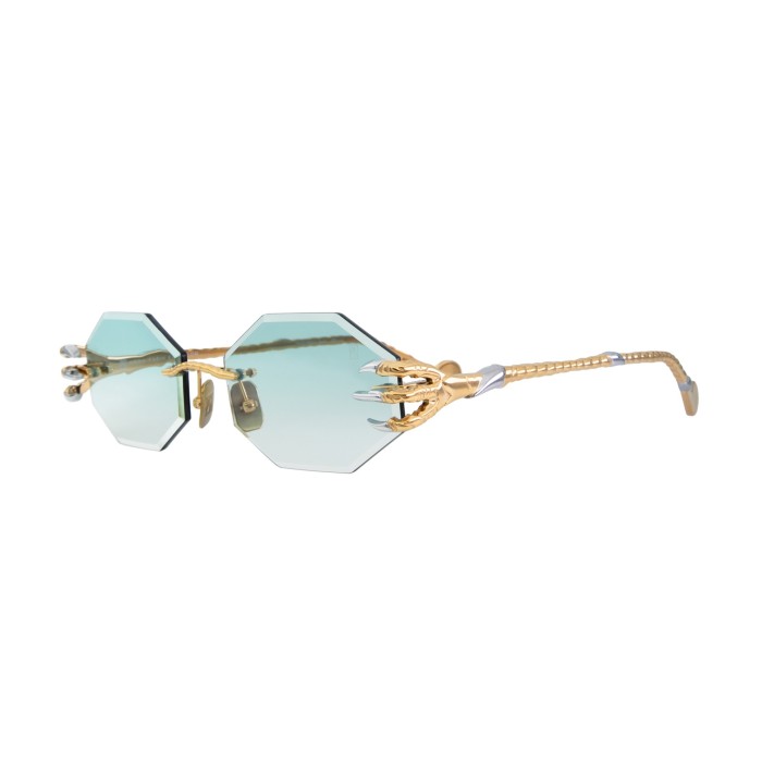 ANNA-KARIN KARLSSON THE CLAW & THE NEST OCTAGONAL 2.0 GOLD AZURE SUN | Gafas de sol | Vytria Eyewear