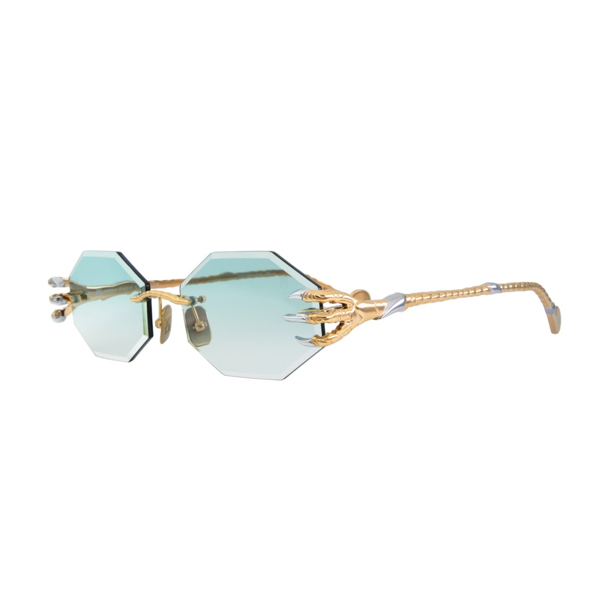 ANNA-KARIN KARLSSON THE CLAW & THE NEST OCTAGONAL 2.0 GOLD AZURE SUN | Gafas de sol | Vytria Eyewear