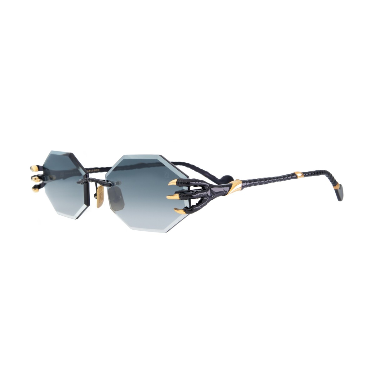 ANNA-KARIN KARLSSON THE CLAW & THE NEST OCTAGONAL 2.0 BLACK GREY SUN | Gafas de sol | Vytria Eyewear