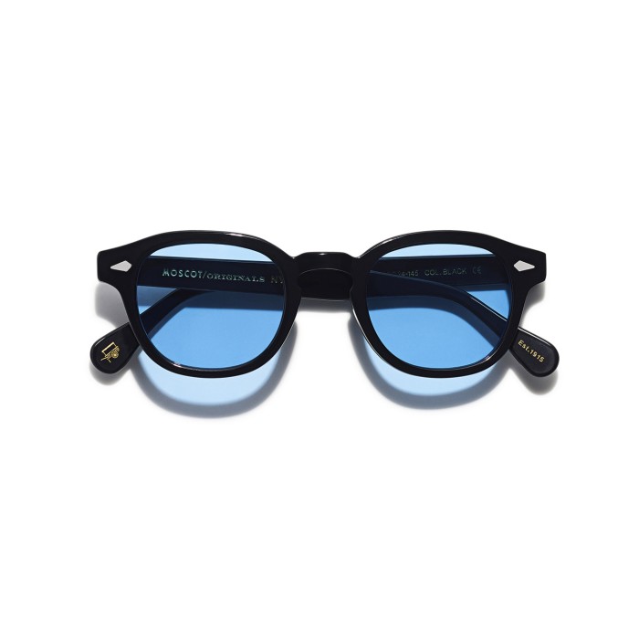 MOSCOT  LEMTOSH BASE2 SUN BLACK CELEBRITY BLUE | Sunglasses | Vytria Eyewear