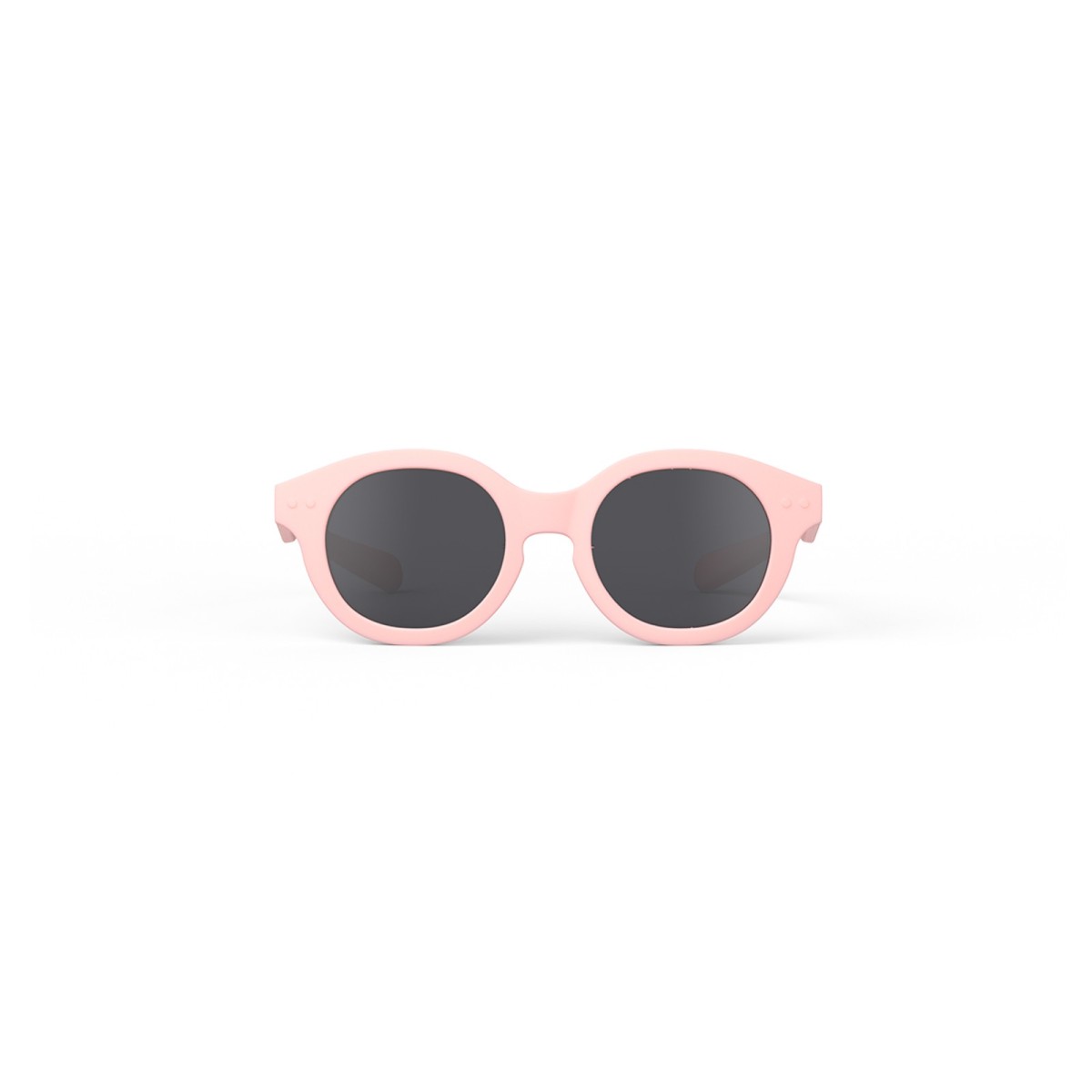 Izipizi Kids Plus C Pastel Pink | Round Kids Sunglasses | Vytria