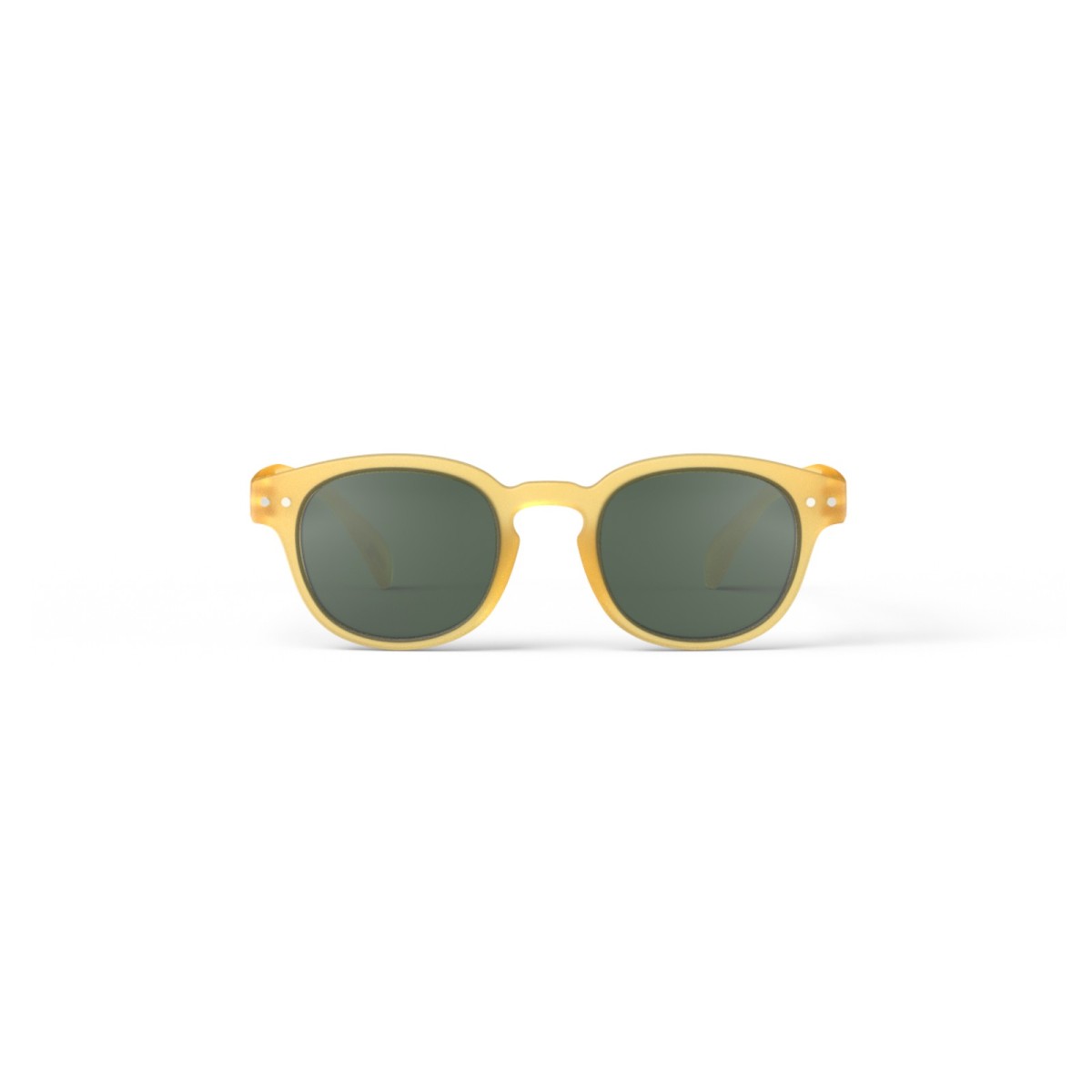 Izipizi Junior Sun C Yellow Honey | Round Kids Sunglasses | Vytria
