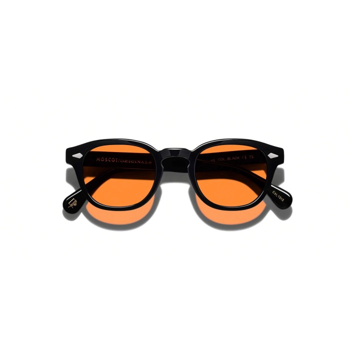 MOSCOT LEMTOSH BASE2 SUN BLACK WOODSTOCK ORANGE | Gafas de sol | Vytria Eyewear