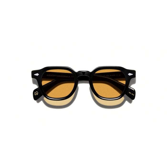 MOSCOT DOLT SUN BLACK AMBER | Gafas de sol | Vytria Eyewear