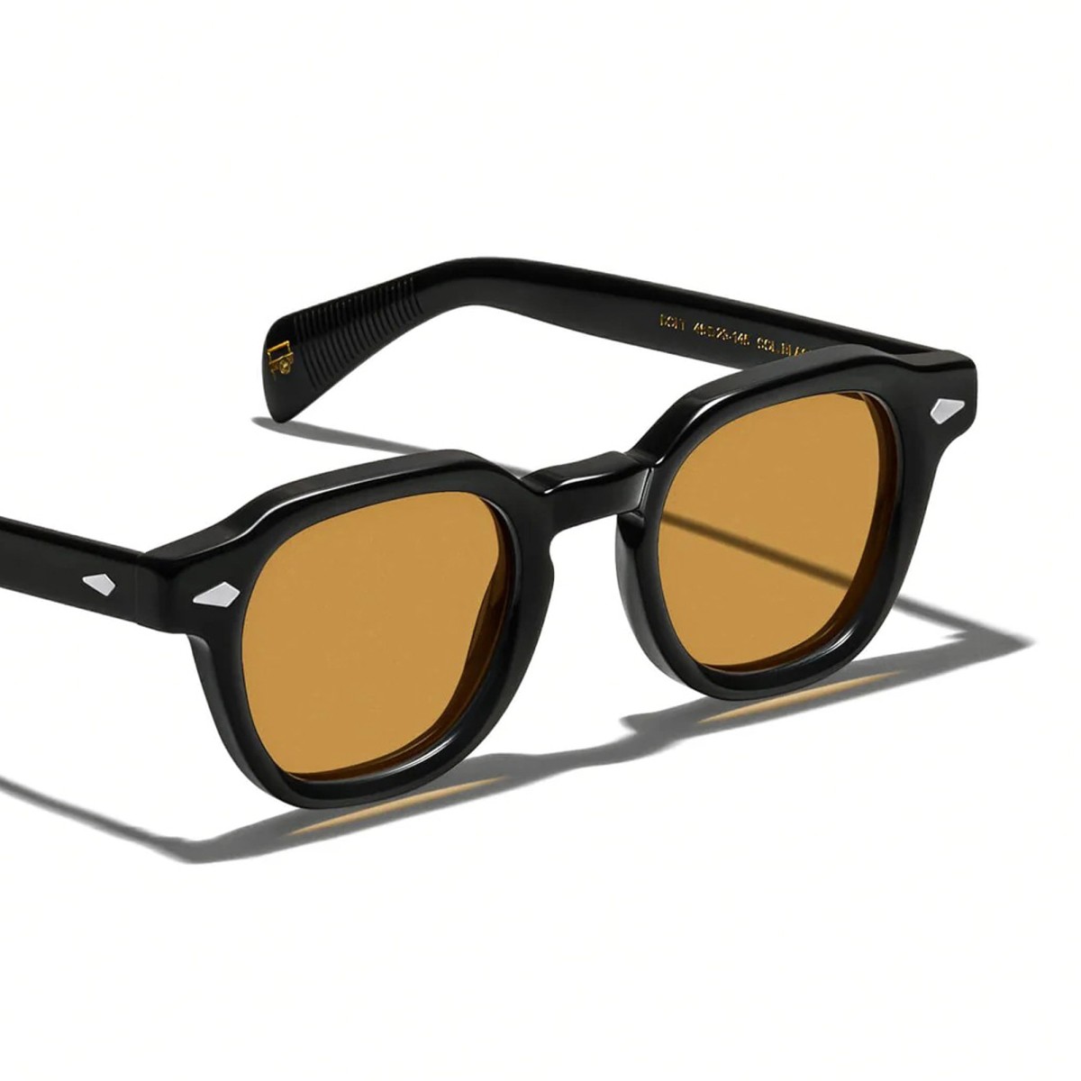 MOSCOT DOLT SUN BLACK AMBER | Gafas de sol | Vytria Eyewear