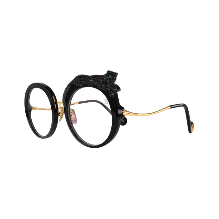 ANNA-KARIN KARLSSON ROSE ET LA ROUE OPTICAL BLACK CRYSTAL OPT