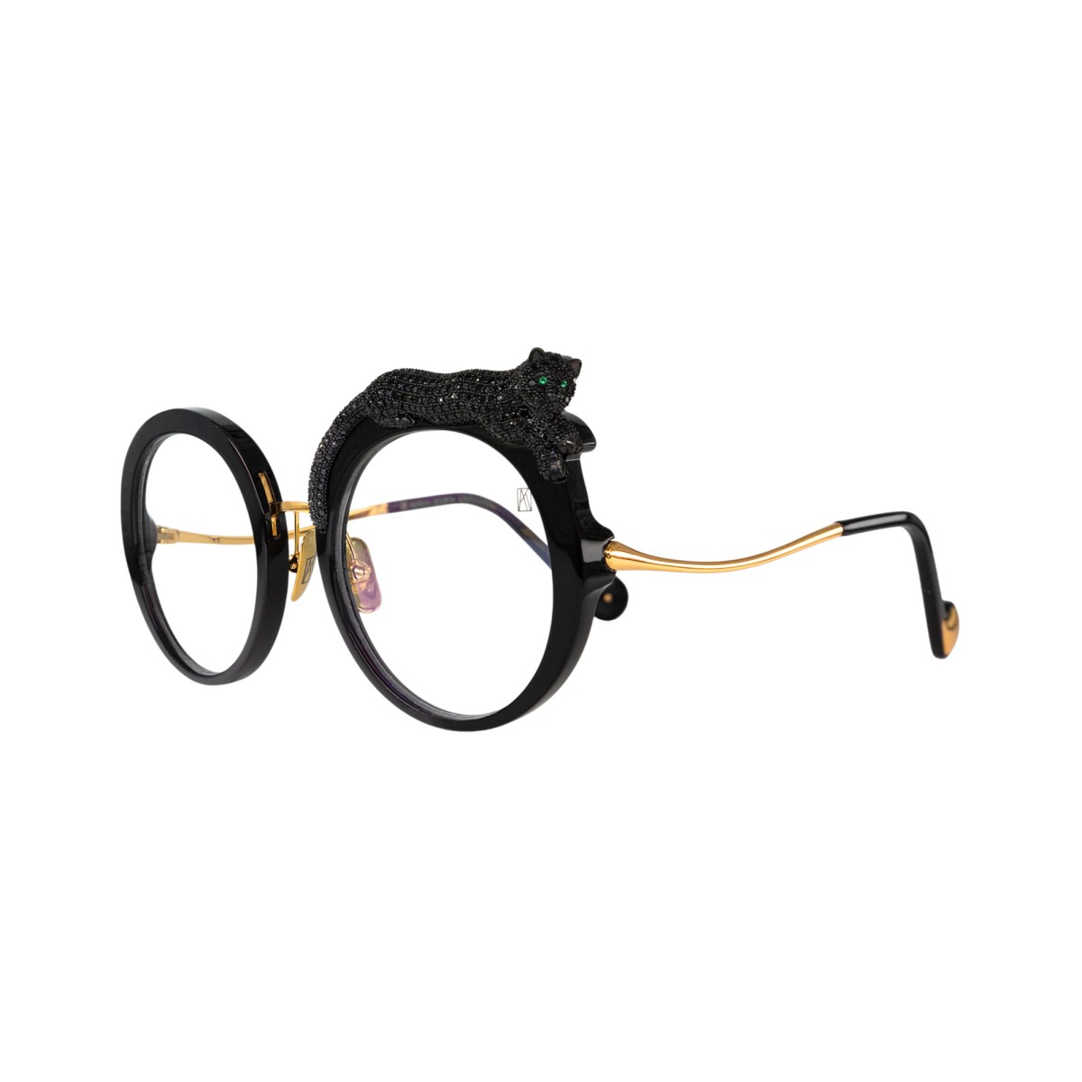 ANNA-KARIN KARLSSON ROSE ET LA ROUE OPTICAL BLACK CRYSTAL OPT | Eyeglasses | Vytria Eyewear
