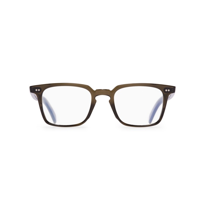 CUTLER AND GROSS CGOPGR10 03 OLIVE | Eyeglasses | Vytria Eyewear