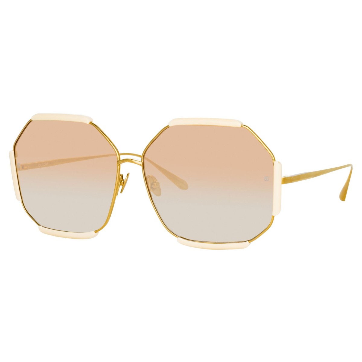 Linda Farrow Margot  LFL1308 C3 Golden Sunglasses
